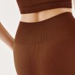 Prążkowane kolarki damskie track rib mocca
