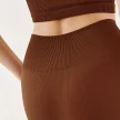 Prążkowane kolarki damskie track rib mocca