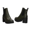 Zielone botki damskie na obcasie La.Fi 059BGR-PU