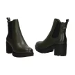 Zielone botki damskie na obcasie La.Fi 059BGR-PU