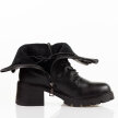 Czarne trapery damskie Vinceza 89136