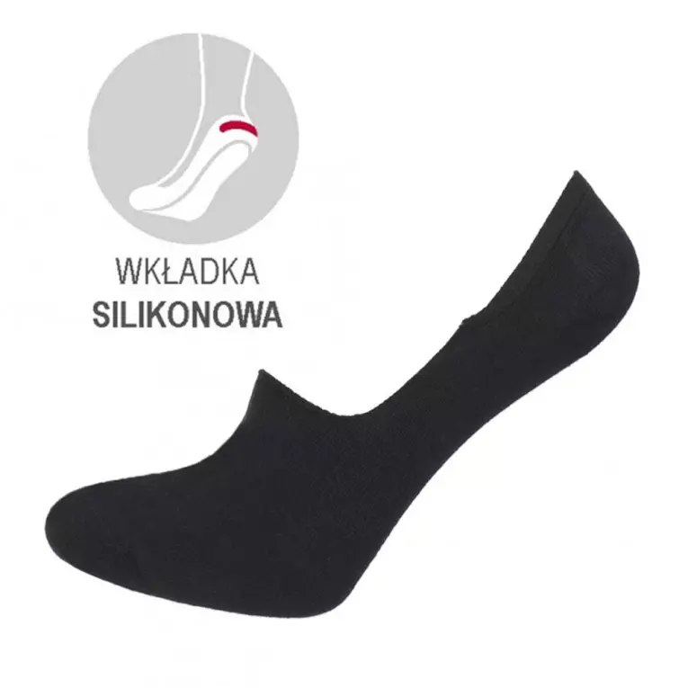 Czarne mikrostopki bawełniane damskie (model 785)