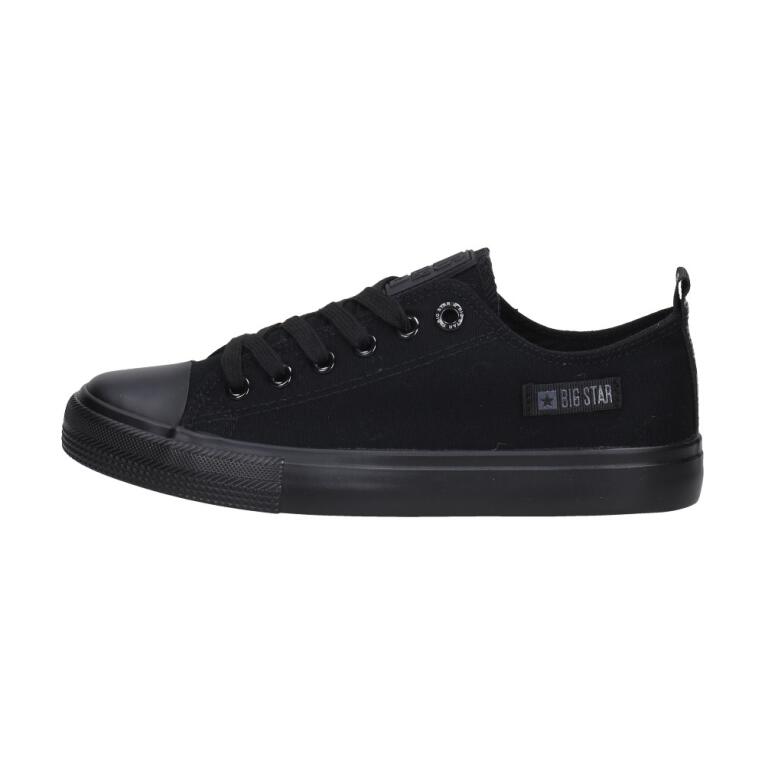 Czarne tekstylne trampki damskie BIG STAR KK274009