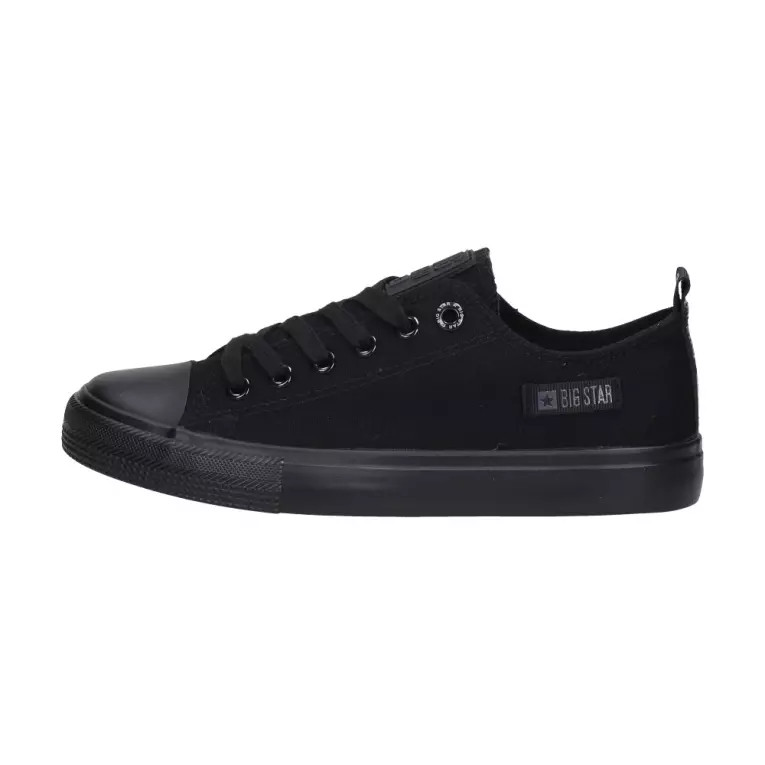 Czarne tekstylne trampki damskie BIG STAR KK274009