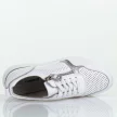 Białe skórzane sneakersy damskie na koturnie Cambell 94311