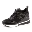 Czarne sneakersy półbuty damskie VINCEZA 10743