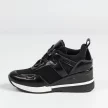 Czarne sneakersy półbuty damskie VINCEZA 10743