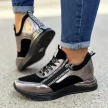 Czarne sneakersy półbuty damskie VINCEZA 10646