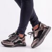 Czarne sneakersy półbuty damskie VINCEZA 10646