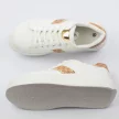 Biało sneakersy damskie na platformie ID69