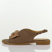 Taupe płaskie sandały damskie S.Barski 014