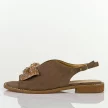 Taupe płaskie sandały damskie S.Barski 014