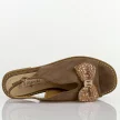 Taupe płaskie sandały damskie S.Barski 014