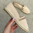 Beżowe espadyle damskie S.BARSKI 33127