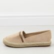 Beżowe espadyle damskie S.Barski 33127