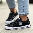 Czarne trampki dziecięce AMERICAN LH60 LH59 LH71
