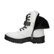 Białe botki dla dziewczynki, glany NAVY DOT 61068