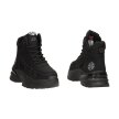 Czarne trapery damskie, botki na traperze Lee Cooper 1353L