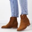 Wiosenne botki damskie S.Barski 208-3 Camel