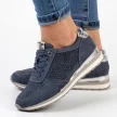 Niebieskie sneakersy damskie, półbuty JEZZI 2169-1