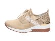 Beżowe sneakersy damskie, półbuty FILIPPO DP1388/22 SKÓRA