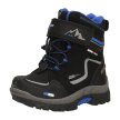 Czarne śniegowce dziecięce dla chłopca z membraną AMERICAN CLUB SOFTSHELL HL31/22 BK/RY