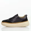 Czarne skórzane sneakersy damskie Sergio Leone Sp025
