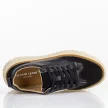 Czarne skórzane sneakersy damskie Sergio Leone Sp025