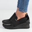 Czarne sneakersy półbuty damskie VINCEZA 10734