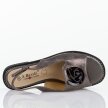 Pewter płaskie sandały damskie S.Barski 006