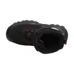 Czarne śniegowce dziecięce dla chłopca z membraną AMERICAN CLUB SOFTSHELL HL24/22 BK/RD