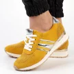 Żółte sneakersy damskie, półbuty M.DASZYŃSKI 2169-2
