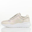 Beżowe skórzane sneakersy damskie S.Barski 22226