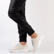 Beżowe skórzane sneakersy damskie S.BARSKI 22226