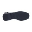 Czarne botki damskie SERGIO LEONE BT405 LAKIER KROKODYL