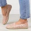 Beżowe espadryle damskie półbuty Potocki 16008