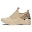 Beżowe sneakersy damskie FILIPPO DP1689/22 SKÓRA