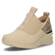 Beżowe sneakersy damskie FILIPPO DP1689/22 SKÓRA