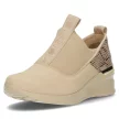 Beżowe sneakersy damskie FILIPPO DP1689/22 SKÓRA