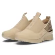 Beżowe sneakersy damskie FILIPPO DP1689/22 SKÓRA