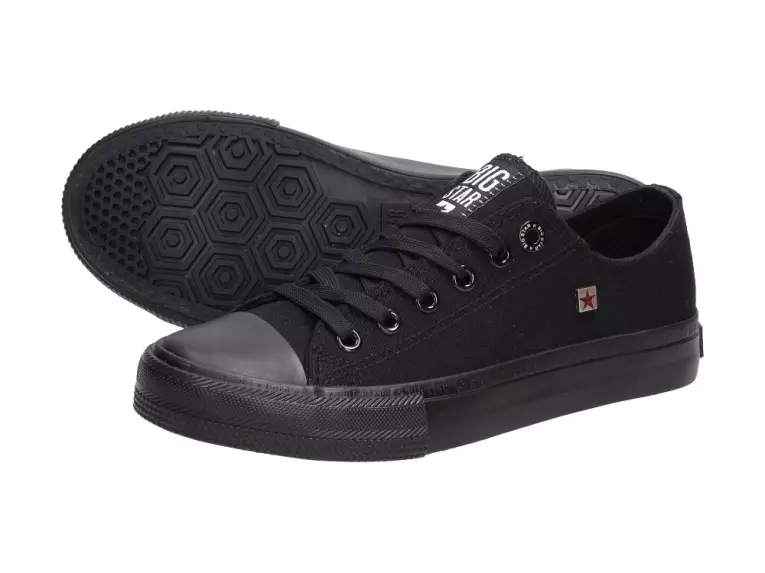 Czarne trampki damskie BIG STAR AA274009