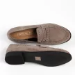 Szare zamszowe loafersy, mokasyny damskie La.Fi 016G-SU