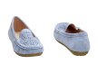 Niebieskie mokasyny damskie SABATINA 422-06A