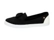 Slip On Czarne tenisówki damskie Balada B794-1