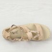 Beżowe espadyle damskie, sandały S.Barski 33132