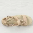 Beżowe espadyle damskie, sandały S.Barski 33132