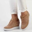 Beżowe sneakersy damskie M.DASZYŃSKI SA143-15