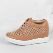Beżowe sneakersy damskie M.DASZYŃSKI SA143-15