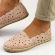 Beżowe espadryle damskie, baleriny POTOCKI 16008