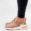 Różowe sneakersy półbuty damskie VINCEZA 10727